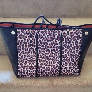 Leopard Print Tote Bag